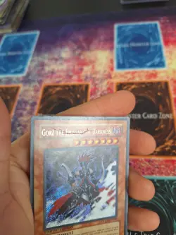 Yugioh Gorz the Emissary of Darkness DLG1-EN000 Secret Rare Limited MP - Image 3