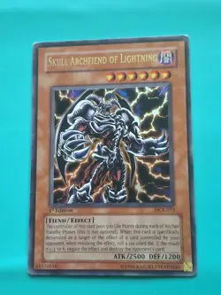 Yugioh - Skull Archfiend of Lightning Ultra Rare 1st Edition DCR-073 HP - Image 1