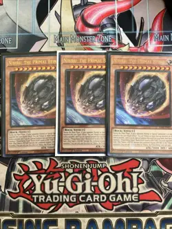 3x Nibiru, The Primal Being Ultra Rare RA01-EN01 Yugioh Playset - Image 1