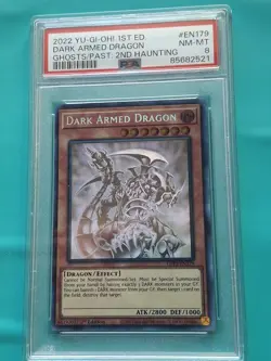 Yugioh Dark Armed Dragon Ghost Rare 1st Edition GFP2-EN179 PSA 9 NM-MT Card - Image 1
