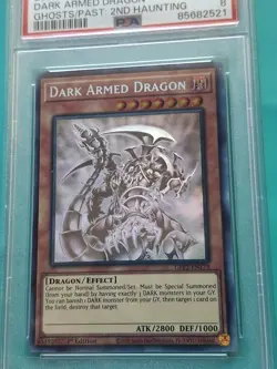 Yugioh Dark Armed Dragon Ghost Rare 1st Edition GFP2-EN179 PSA 9 NM-MT Card - Image 2