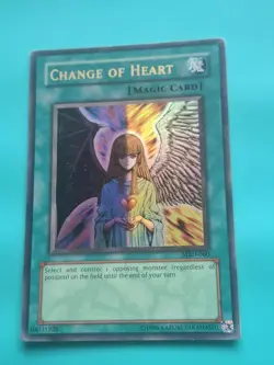 Yugioh - Change Of Heart Ultra Rare Unlimited Ed. MRD-060 HP - Image 1