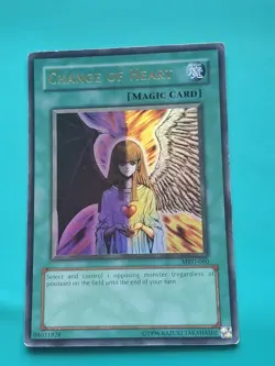 Yugioh - Change Of Heart Ultra Rare Unlimited Ed. MRD-060 HP - Image 1