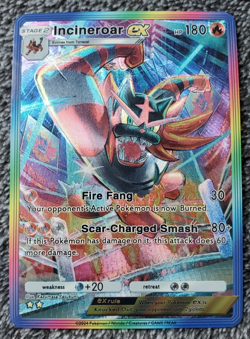NEW ~ ART CARD Pokemon Pocket TCG Incineroar EX Illustration Immersive TEXTURED - Image 1