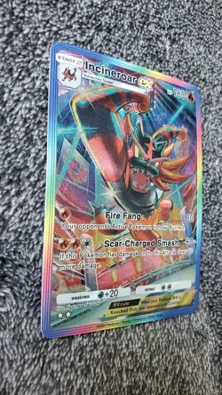 NEW ~ ART CARD Pokemon Pocket TCG Incineroar EX Illustration Immersive TEXTURED - Image 5