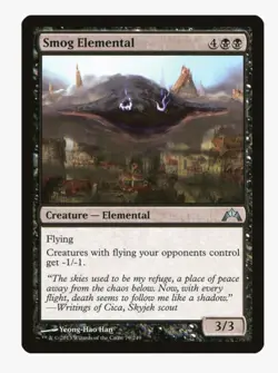 Smog Elemental #79 Gatecrash Magic Card With Protective Sleeve - Image 1