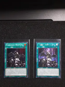 Yugioh Card Forbidden Droplet 1st Ed Secret Rare/ Super Rare - Image 2