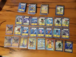 Vintage Bandai 1999-2001 Digimon Card Lot 99+ - Includes Foils - Good Condition - Image 1