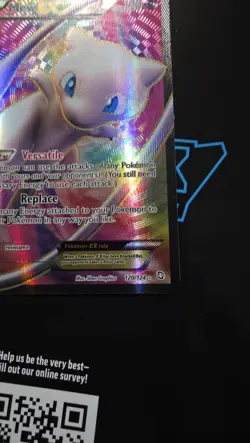 Pokemon TCG Mew EX Full Art 120/124 Rare Dragons Exalted Card 2012 - Image 3