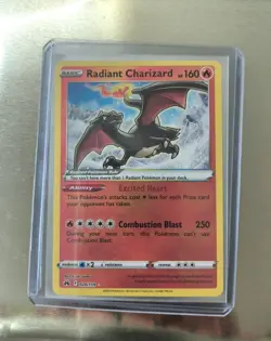 Radiant Charizard 020/159 Crown Zenith Holo Mint Condition Flawless Pokemon Card - Image 1