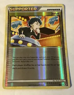 JUDGE 78/95 HGSS: Unleashed REVERSE HOLO RH Pokemon TCG card LP - Image 1