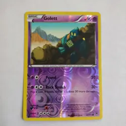 Golett 42/111 XY Furious Fists 2014 Pokemon Card - Image 1