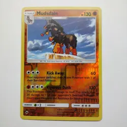Pokemon TCG Mudsdale S&M Burning Shadows 78/147 Reverse Holo Rare Card NM - Image 1