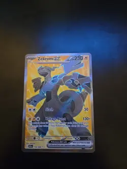 Pokemon Zekrom EX Full Art Black Bolt Card TCG 158/086 - Image 1