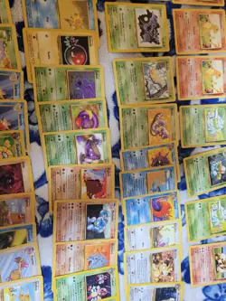 Pokemon Bulk Wotc 100 Card Vintage Lot Base Rocket Neo Jungle Many Starters! - Image 2