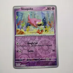 Slowpoke 057/142 - Reverse Holo Near Mint - Stellar Crown Pokemon Card - Image 1