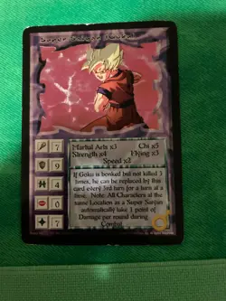 1997 Ani-Mayhem Dragon Ball Z Super Saiyan Goku Ultra Rare Foil Card - Image 1