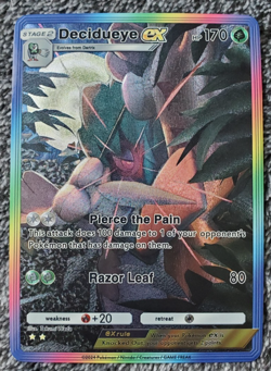 NEW ~ ART CARD Pokemon Pocket TCG Decidueye EX Illustration Immersive TEXTURED - Image 1