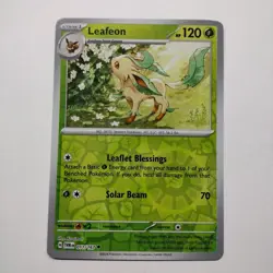 Leafeon 011/167 - Twilight Masquerade - Reverse Holo Pokemon Card Near Mint NM - Image 1