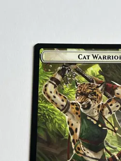 Cat Warrior 5 Token Card MTG Modern Horizons 3 2024 Mint - 9.0 + Non Foil - Image 5
