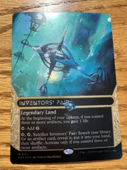 Inventors' Fair (0111) (Borderless) (Galaxy Foil) Edge of Eternities MTG - Image 1