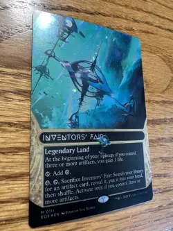 Inventors' Fair (0111) (Borderless) (Galaxy Foil) Edge of Eternities MTG - Image 2