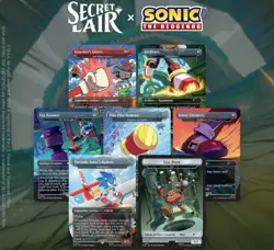IN HAND! MtG Secret Lair x SONIC: Complete NON FOIL Set Opened + 3x BONUS cards - Image 3
