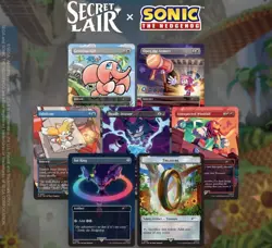 IN HAND! MtG Secret Lair x SONIC: Complete NON FOIL Set Opened + 3x BONUS cards - Image 4