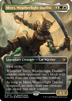 Mirri, Weatherlight Duelist (Borderless) - 15 - Special Guests- Near Mint - MTG - Image 1