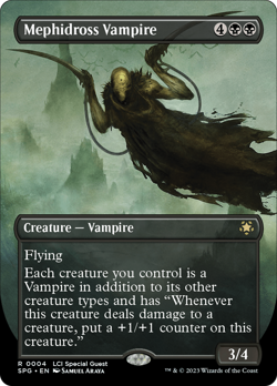 Mephidross Vampire (Borderless) - 4 - Special Guests- Near Mint - MTG - Image 1