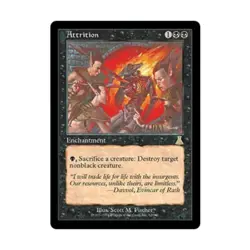 WOTC MtG Urza's Destiny Attrition (R) EX - Image 1