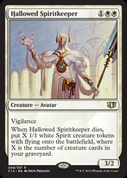 Hallowed Spiritkeeper - Medium Play MTG Commander 2014 Edition - Image 1