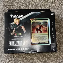 🔥 LIMIT BREAK CLOUD FF7 COMMANDER DECK - FINAL FANTASY VII MTG Magic Gathering - Image 1
