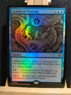 Season of Weaving FOIL - Bloomburrow - Mythic - NM (See pics) MTG - Image 1