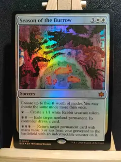 Season of the Burrow FOIL - Bloomburrow - Mythic - NM (See pics) MTG - Image 1
