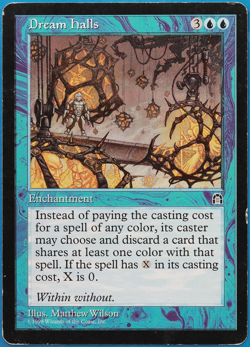 Dream Halls Stronghold PLD (Rare Reserved List MTG Magic Card) (500877) ABUGames - Image 1