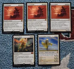 MTG 5x Rare White Mythic/Rare Serra Avatar, Transcendent Master, Soul of Theros - Image 2