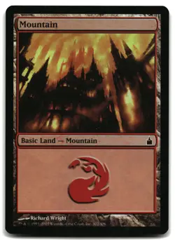 MTG Mountain () FOIL L Ravnica: City of Guilds 302 MP - Image 1