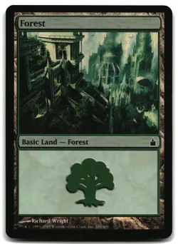 MTG Forest () FOIL L Ravnica: City of Guilds 306 MP - Image 1