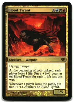 MTG Blood Tyrant FOIL R Conflux 99 MP - Image 1