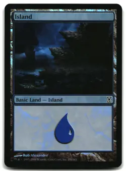 MTG Island () FOIL L Time Spiral 286 MP - Image 1