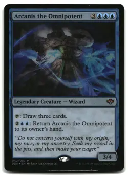 MTG Arcanis the Omnipotent FOIL M Duel Decks: Speed vs. Cunning 42 MP - Image 1