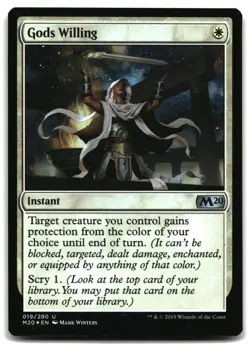 MTG Gods Willing FOIL U Core Set 2020 19 MP - Image 1