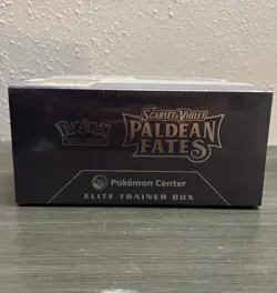 Scarlet & Violet Sealed Paldean Fates Pokemon Center ETB - Image 5