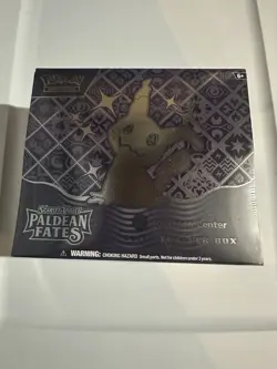Scarlet & Violet Sealed Paldean Fates Pokemon Center ETB - Image 1