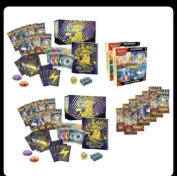 Pokemon Surging Sparks Elite Trainer Box + Booster Bundle, 2-pack ~ Costco Set - Image 1