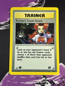 Pokemon Rocket's Sneak Attack 1st Edition Holo WOTC Team Rocket 16/82 NM/Mint - Image 1
