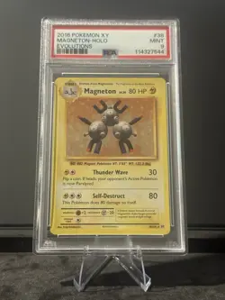 Pokemon XY Evolutions - MAGNETON 38/108 - Holo Rare - PSA 9 - Image 4