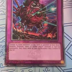 YUGIOH DESTRUCTIVE DARUMA KARMA CANNON QUARTER CENTURY SECRET RARE NM RA04-EN103 - Image 3