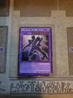 YUGIOH MASKED HERO ANKI PGL2-EN011 GOLD SECRET 1ST EDITION NM - Image 1